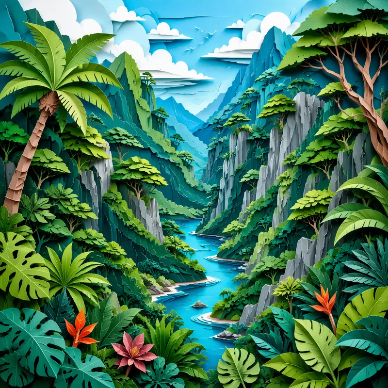 Waimea Canyonin dramaattiset maisemat Waimea Canyonin dramaattiset maisemat
