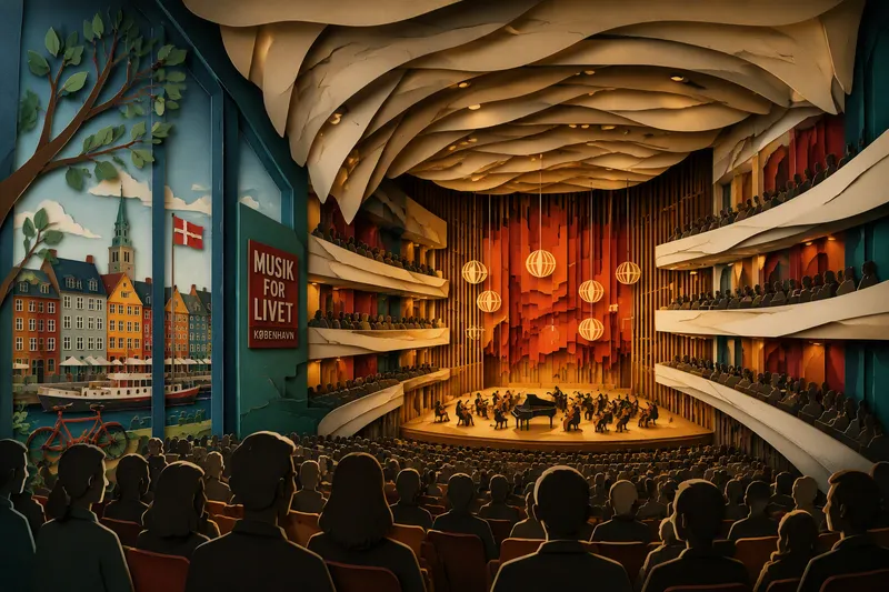 Moderni konserttitalo Kööpenhaminassa Moderni konserttitalo Kööpenhaminassa