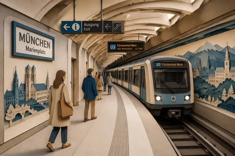 Moderni metro saapumassa asemalle Moderni metro saapumassa asemalle