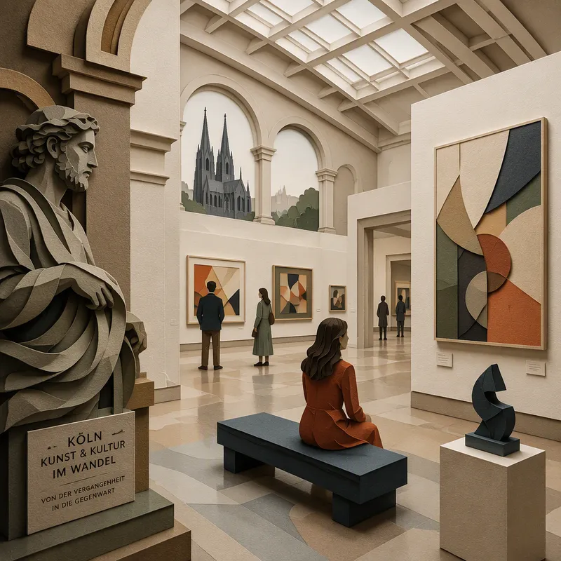 Modernin taiteen museon galleria ja näyttelytila
