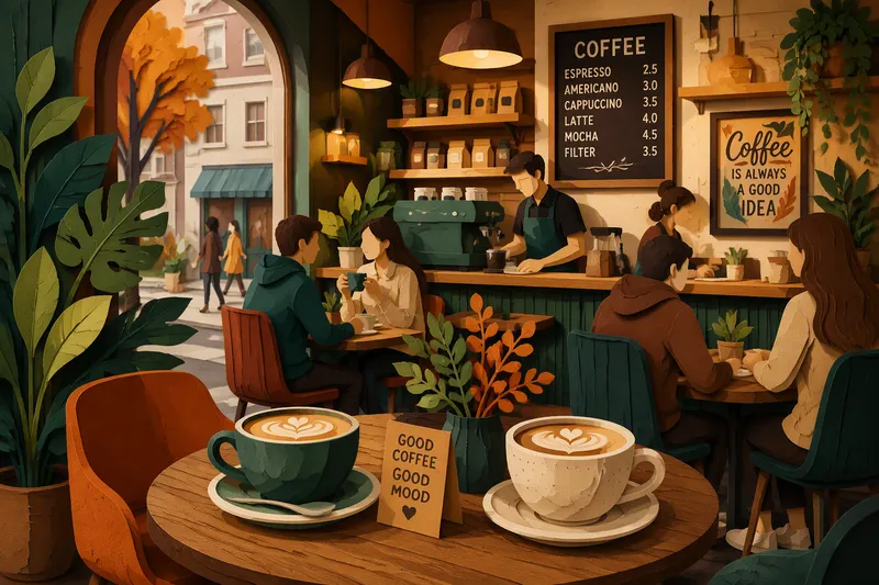 Tunnelmallinen liverpoolilainen kahvila Tunnelmallinen liverpoolilainen kahvila